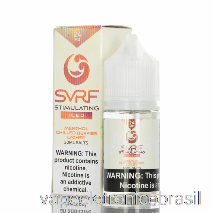 Vape Eletronico Iced Estimulante - Svrf Salts E-liquid - 30ml 48mg